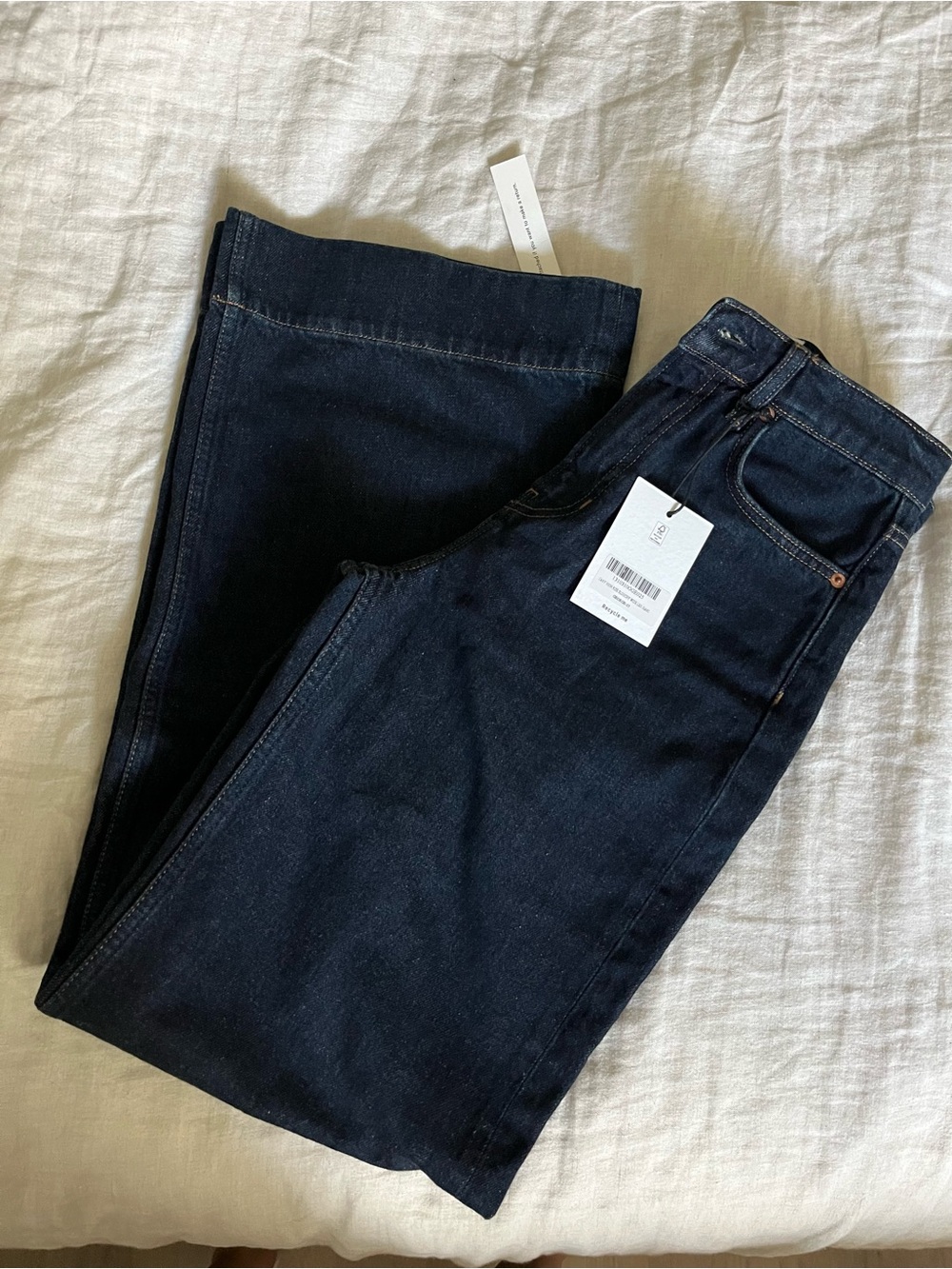 Reformation Cary high rise slouchy wide leg jeans in George